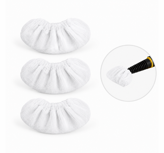 Pack de 3 paños de recambio originales para el Limpiador a Vapor Multisuperficie Velania™.