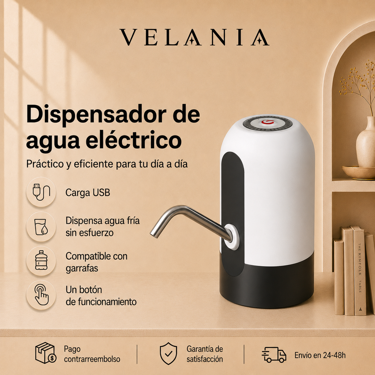 Dispensador de agua eléctrico Velania™