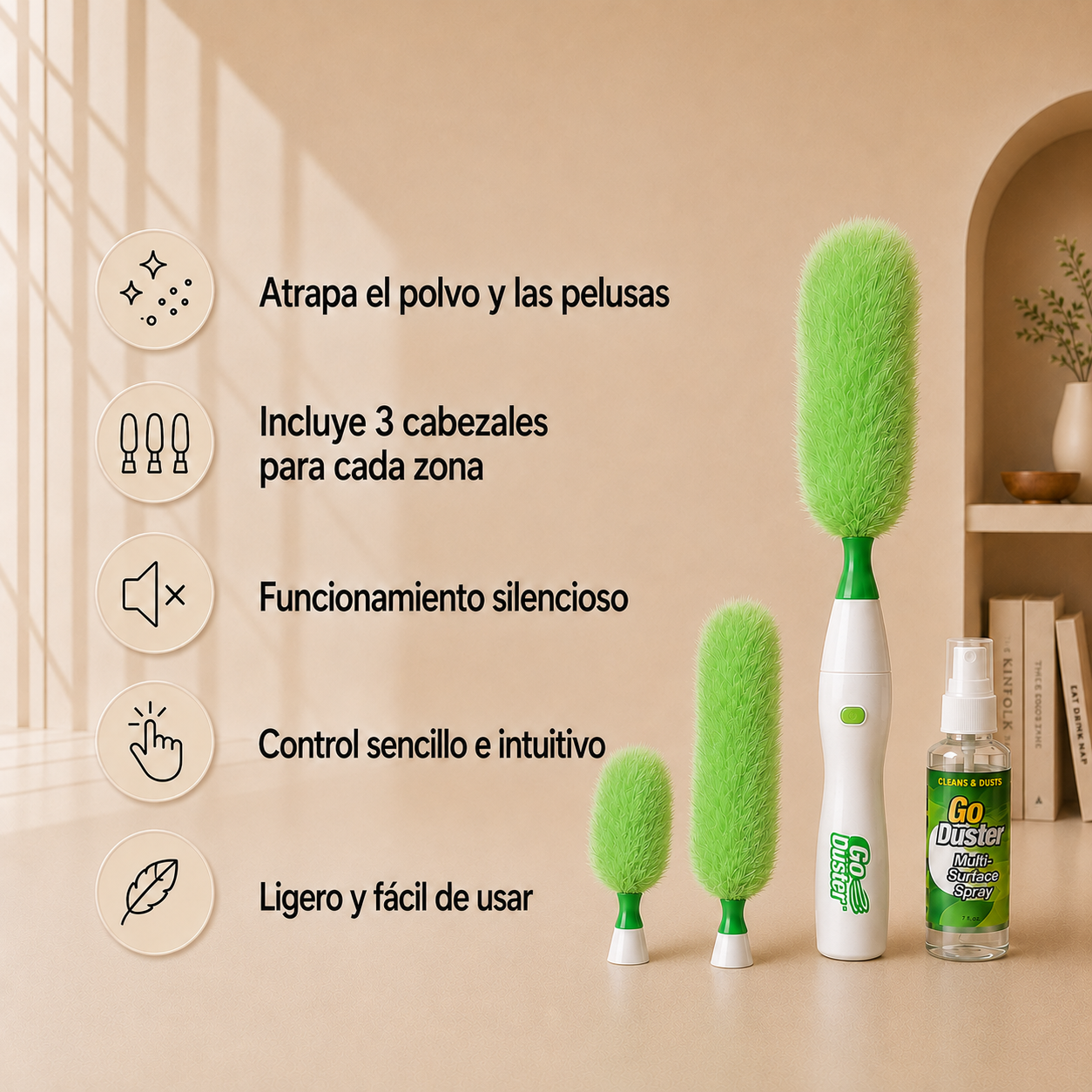 Plumero Go duster 3 en 1  Velania™