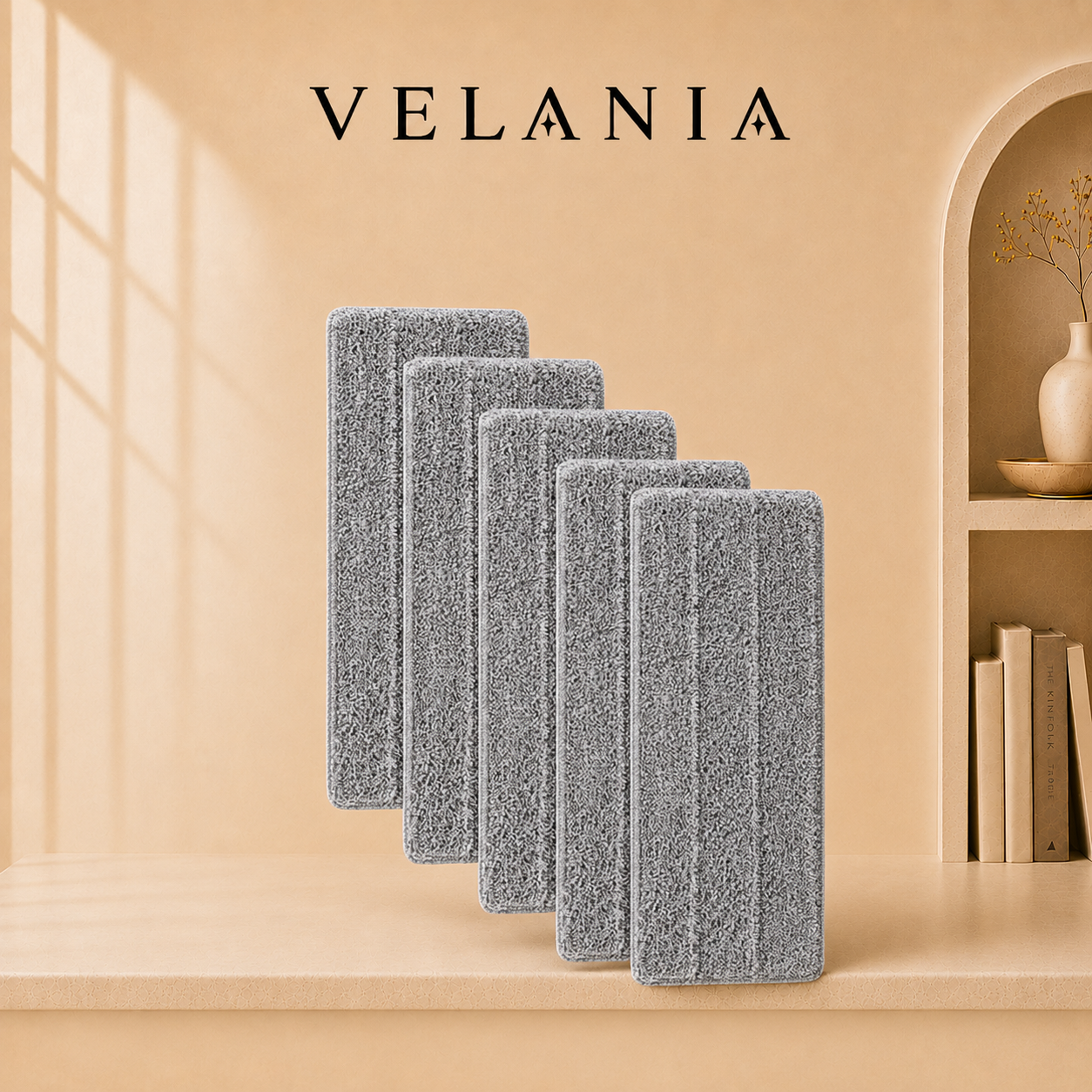 (5PACK) Mopas para Mopa 2 en 1 con pulverizador Velania™