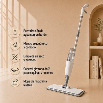 Mopa 2 en 1 con pulverizador Velania™