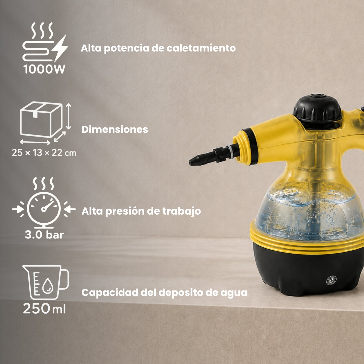 Limpiador a Vapor Velania™