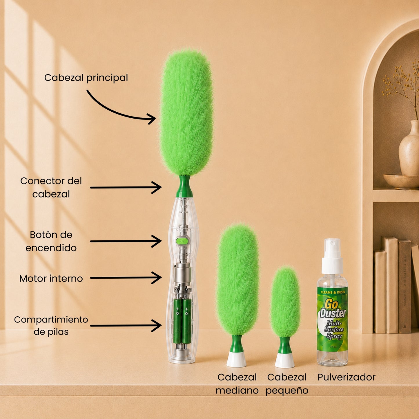Plumero Go duster 3 en 1  Velania™