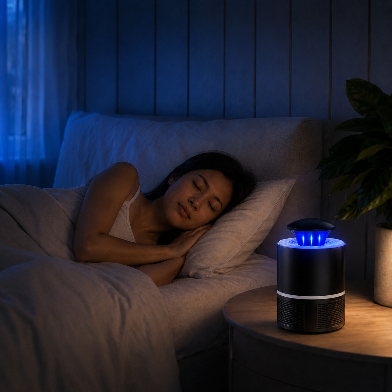 Lámpara antimosquitos por succión Velania™